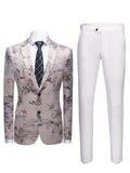 Mix and Match Printed Two Piece Suit - Two Piece Suit - LeStyleParfait