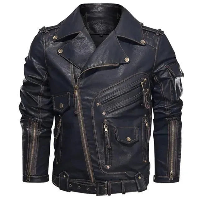 Motorcycle Leather Jackets For Men - Leather Jacket - LeStyleParfait