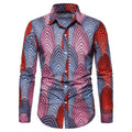 Multicolor African Print Men's Shirt-Men Shirts-LeStyleParfait