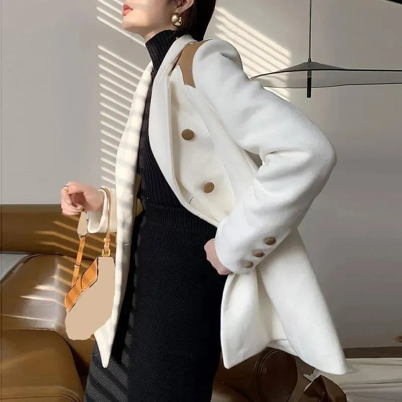 Oversized Luxury Blazer Women - Casual - Patchwork - Women's Blazer - LeStyleParfait