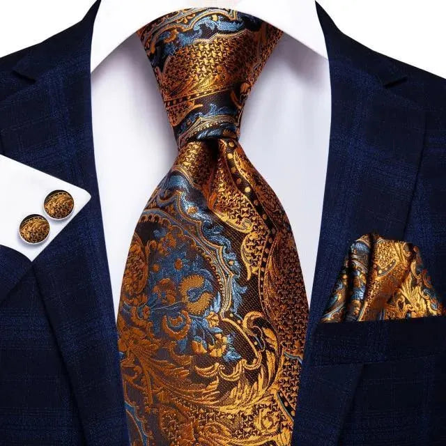 Paisley Men Wedding Neckties - Necktie | LeStyleParfait-Necktie