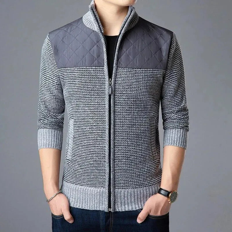 Parka-Casual Cardigan Sweaters For Men - Cardigan Sweater - LeStyleParfait