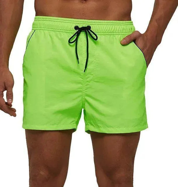 LeStyleParfait Men's Swimwear Beach Shorts Men Beach Shorts Patchwork-Beach Shorts