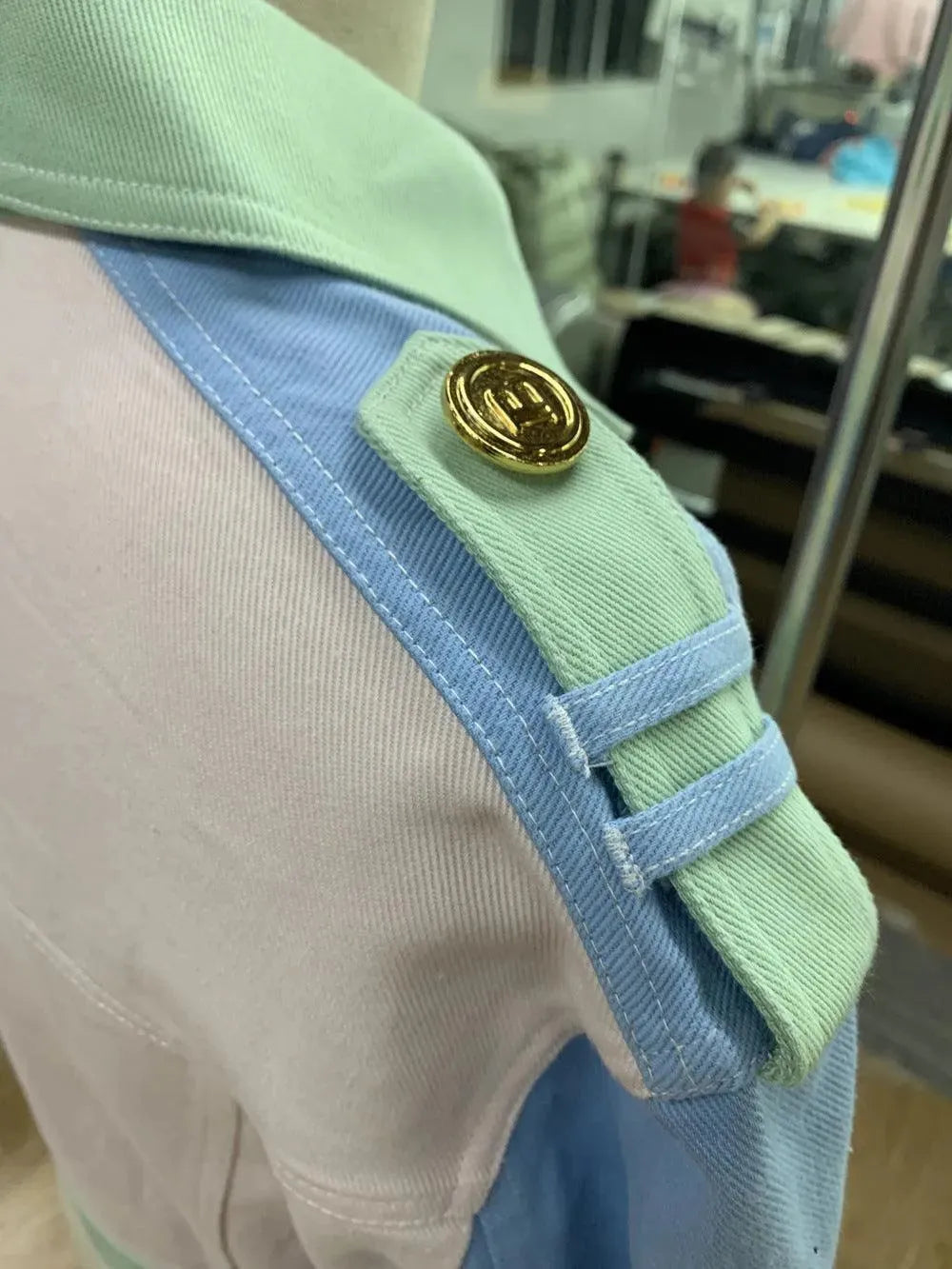 Patchwork Crop Denim Jacket - Denim Jacket - LeStyleParfait