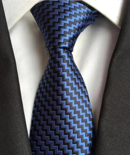 Plaid Striped Silk Men Neckties - Necktie | LeStyleParfait-Necktie