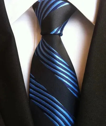 Plaid Striped Silk Men Neckties - Necktie | LeStyleParfait-Necktie