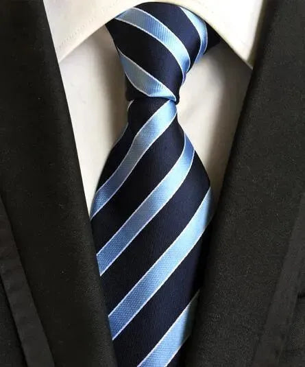 Plaid Striped Silk Men Neckties - Necktie | LeStyleParfait-Necktie