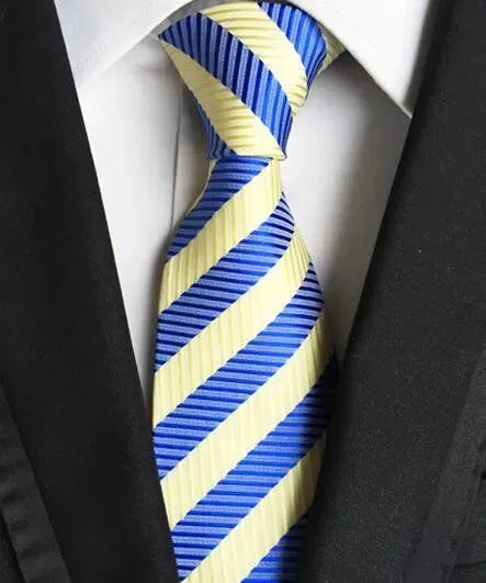 Plaid Striped Silk Men Neckties - Necktie | LeStyleParfait-Necktie