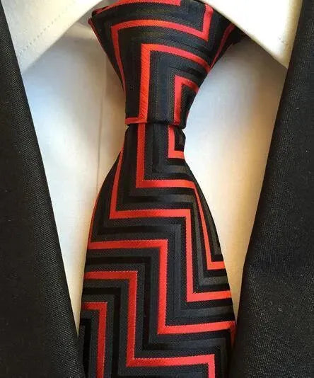 Plaid Striped Silk Men Neckties - Necktie | LeStyleParfait-Necktie