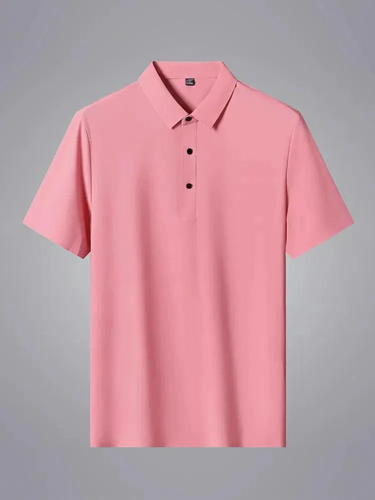 Plain Short Sleeve Men Polo Shirt - Polo Shirt - LeStyleParfait