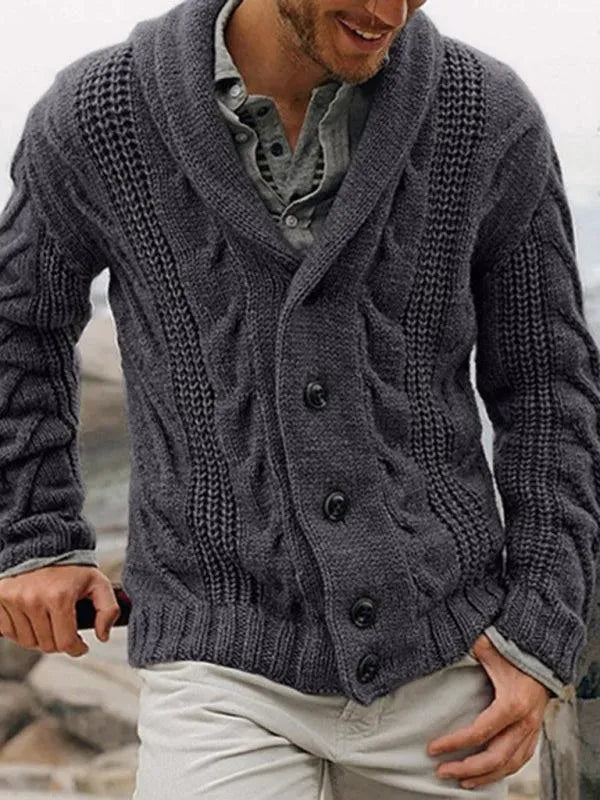 Plus Size Men Cardigan Sweater - Cardigan Sweater - LeStyleParfait