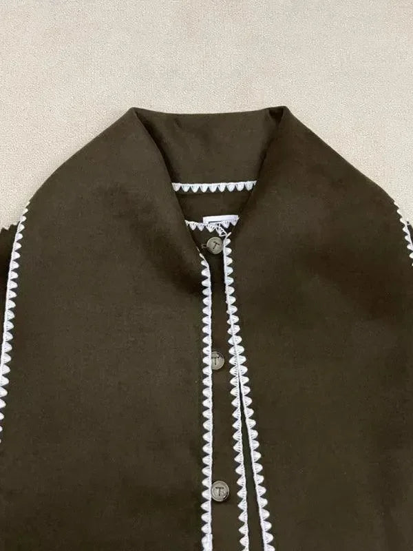 Plus Size Shawl Winter Coat Women - Coat - LeStyleParfait