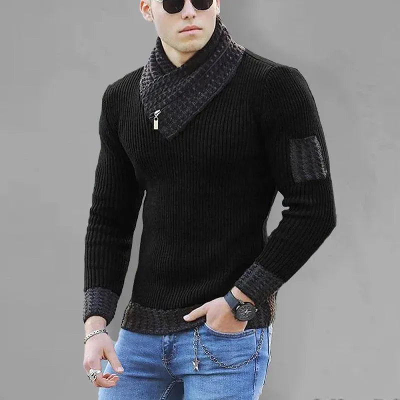 Plus Size Turtleneck Sweater Pullover Men - Pullover Sweater - LeStyleParfait