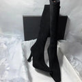 Pointy Thin High Heeled Knee High Women Boots - Knee High Boots - LeStyleParfait