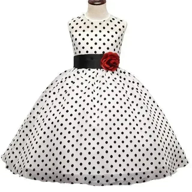 Polka Dots Girls Dress - Girls Dresses - LeStyleParfait