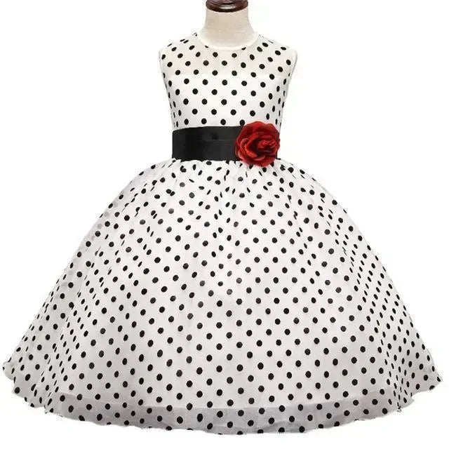 Polka Dots Girls Dress - Girls Dresses - LeStyleParfait