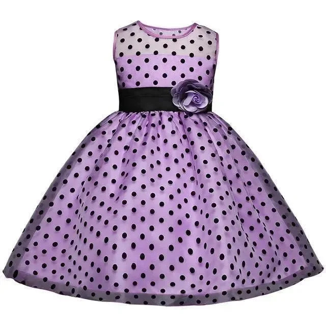 Polka Dots Girls Dress - Girls Dresses - LeStyleParfait