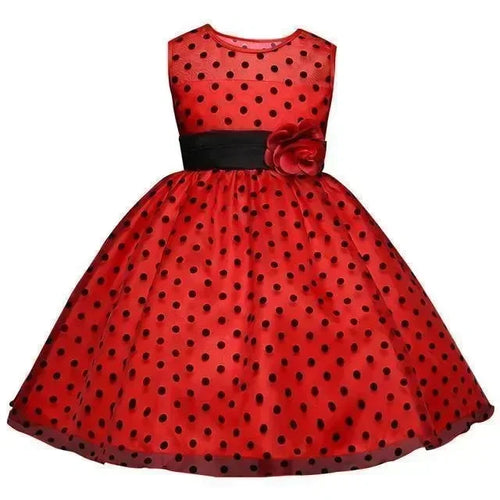 Polka Dots Girls Dress - Girls Dresses - LeStyleParfait