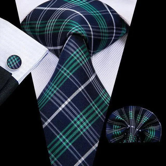 Pure Dedication Cufflink Necktie Set - Necktie | LeStyleParfait-Necktie