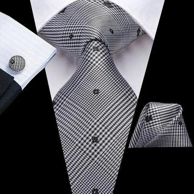 Pure Dedication Cufflink Necktie Set - Necktie | LeStyleParfait-Necktie