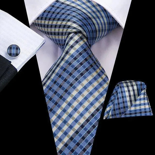 Pure Dedication Cufflink Necktie Set - Necktie | LeStyleParfait-Necktie