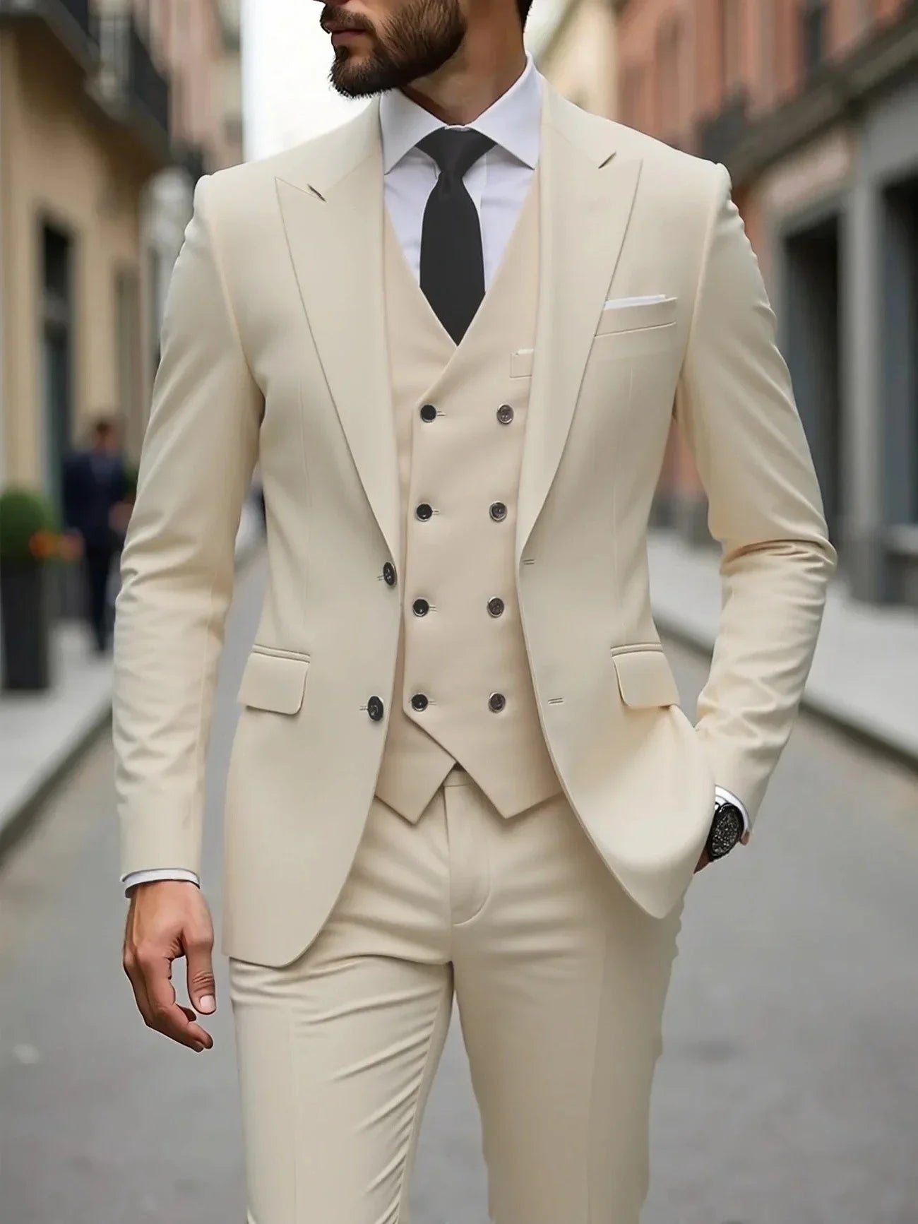 Men's Wedding Tuxedo 3 Piece – Groom Formal Suit