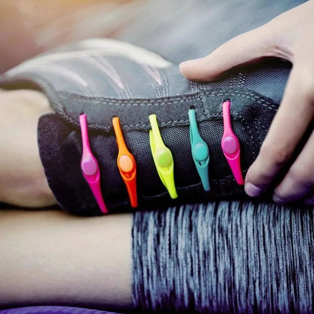 Rainbow No Tie Shoelaces 12pcs/ Lot - Shoelaces - LeStyleParfait