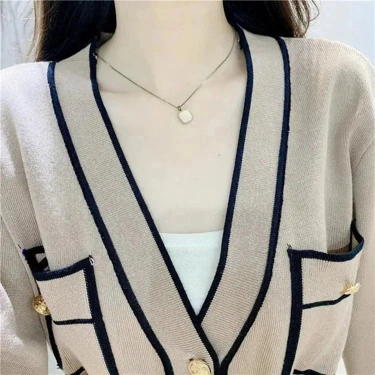 Relaxed Women Casual Twill Two-Piece Set - Casual Pants Set - LeStyleParfait