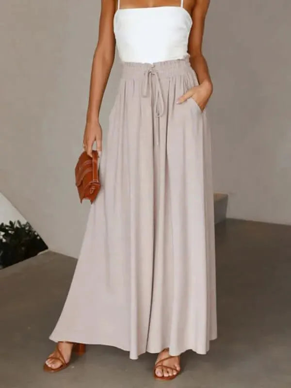 Casual Loose Wide Leg Women Pants - Women Pants - LeStyleParfait