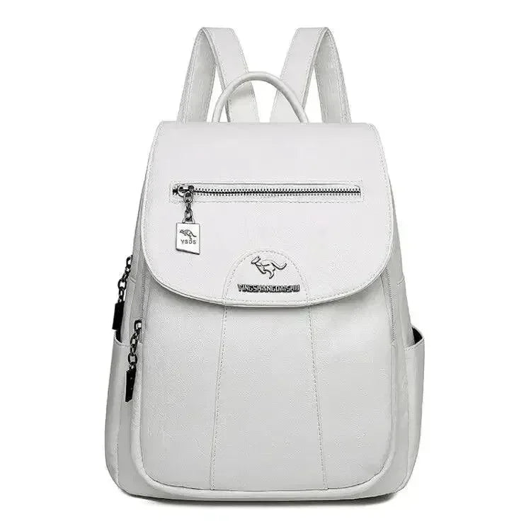 Retro Soft Leather Women's Backpack - Backpack - LeStyleParfait