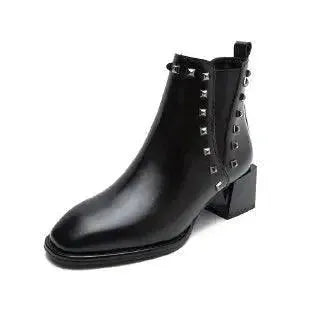 Rivets Women Ankle Boots - Ankle Boots - LeStyleParfait