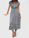 Printed Summer Maxi Dress - Maxi Dress - LeStyleParfait