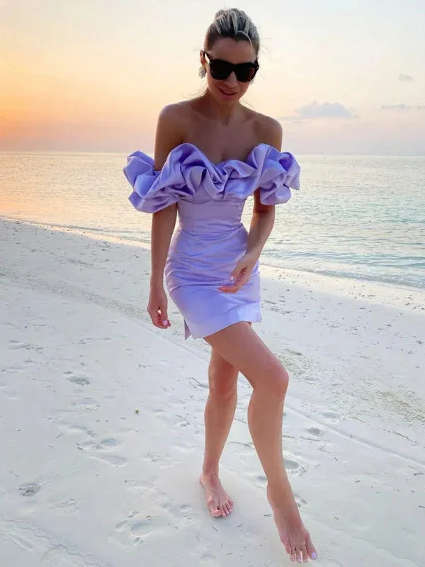 Tube Top Shoulder Dress - Shoulder Dress - LeStyleParfait