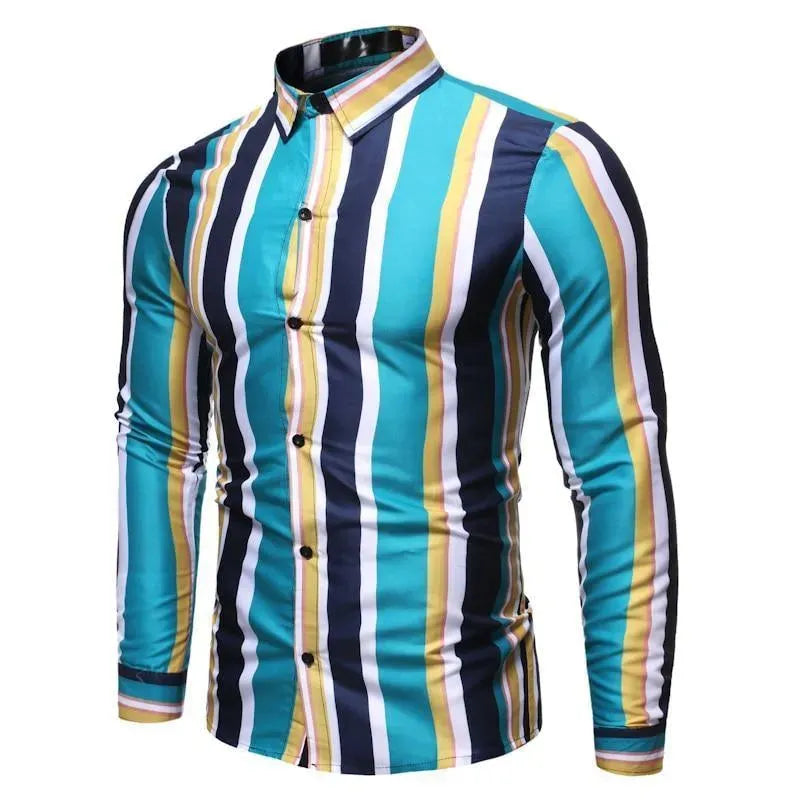 Sabuni Striped Casual Shirt For Men - Long Sleeve Shirt - LeStyleParfait
