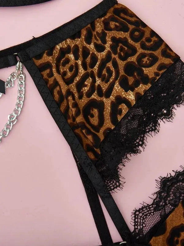 LeStyleParfait Women's Lingerie Sexy Ladies Embroidered-Lingerie Set