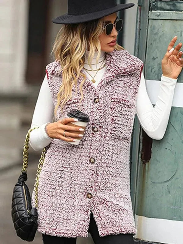 Sleeveless Long Women Winter Coat - Winter Coat - LeStyleParfait