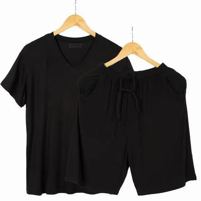 Soft Touch Men Pajama Set - Pajama Shorts Set - LeStyleParfait