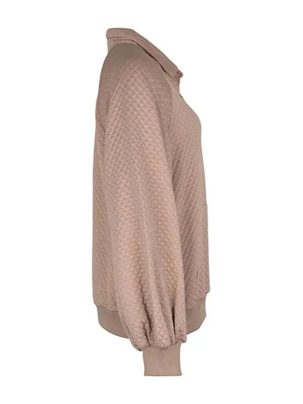 Solid Front Pocket Women Sweatshirt - Women Sweatshirt - LeStyleParfait