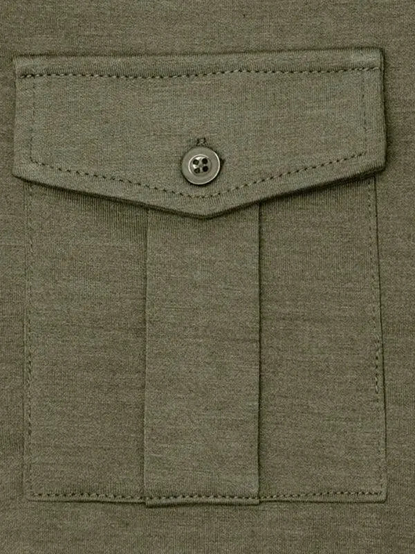 LeStyleParfait Men's T-Shirts Casual Polo Plain-Solid Long Sleeves-Polo Shirt