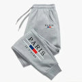 Sporty Casual Men Jogger Pants - Mid Rise Drawstring