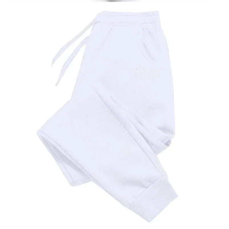 Sporty Casual Men Jogger Pants - Mid Rise Handy Pockets