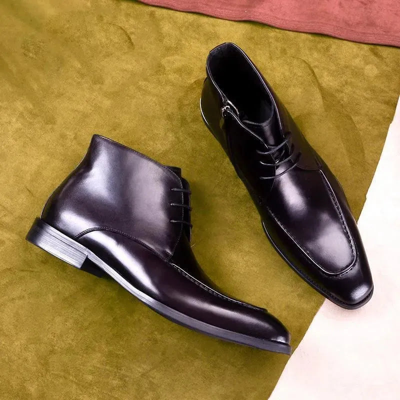 Stitched Leather Chelsea Boots For Men - Boots - LeStyleParfait