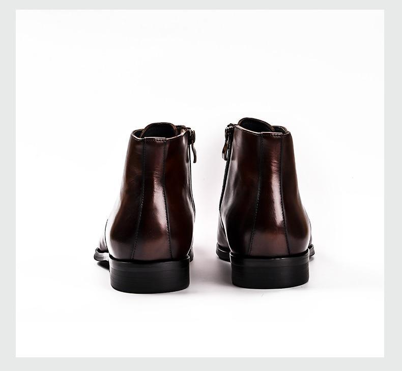 Stitched Leather Chelsea Boots For Men - Boots - LeStyleParfait