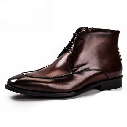 Stitched Leather Chelsea Boots For Men - Boots - LeStyleParfait