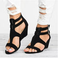 Strap Wedge Sandals - Wedge Shoes - LeStyleParfait