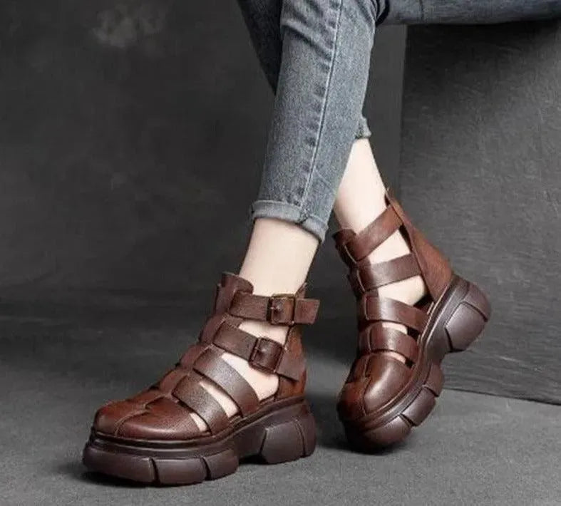 Strappy Wedge Shoes - Wedge Shoes - LeStyleParfait