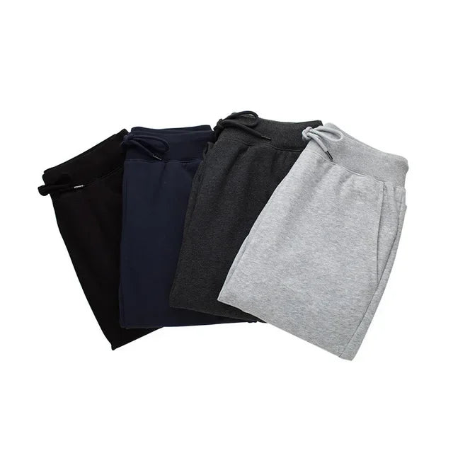 Street Style Men Jogger Pants - Mid Rise Adjustable Waist