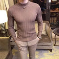 Striped Pattern Sweater For Men - Pullover Sweater - LeStyleParfait