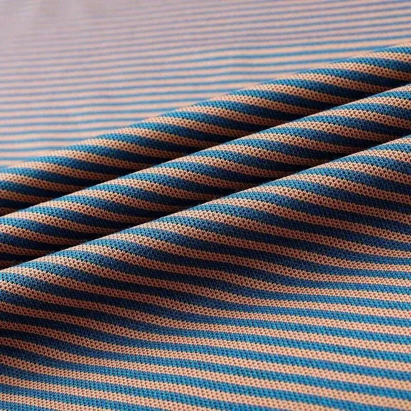 Striped Polo Shirt Long Sleeves - Polo Shirt - LeStyleParfait