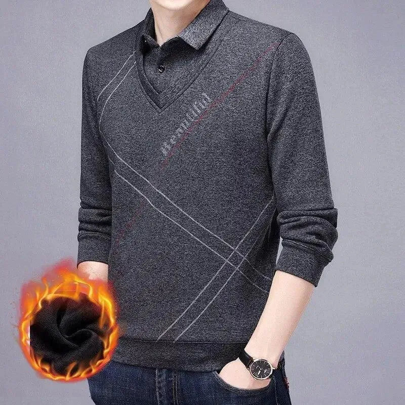 Striped Thick Men Polo Shirt - Polo Shirt - LeStyleParfait